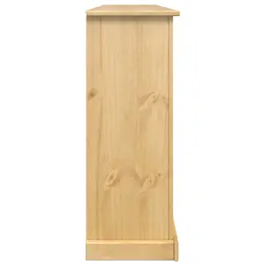 Shoe Cabinet Corona 99x32x85 cm Solid Wood Pine