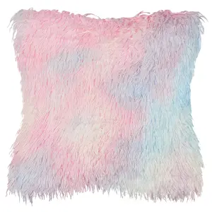 Set of 2 Cushions AMARYLLIS Faux Fur 45 x 45 cm Abstract Multicolour