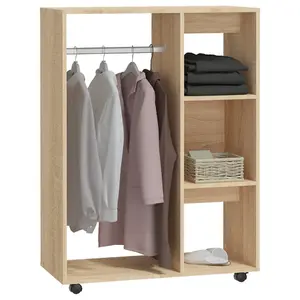 Wardrobe Sonoma Oak 80x40x110 cm Engineered Wood