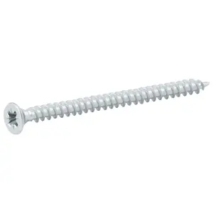 Diall Double-countersunk Zinc-plated Carbon steel Screw (Dia)4mm (L)60mm, Pack of 20