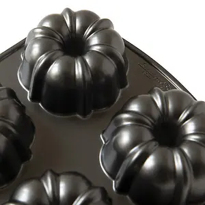 Nordic Ware Graphite Classic Bundtlette Cake Pan