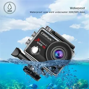 4K 170° Action Camera Ultra Hd 20Mp 2.0'' Lcd Wifi Waterproof Remote