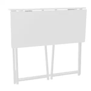 Harbour Housewares - Deluxe Wooden Folding Desk - 80cm - Lilac