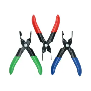 Fuel line disconnect pliers ( petrol and diesel) 3 pc set AT260