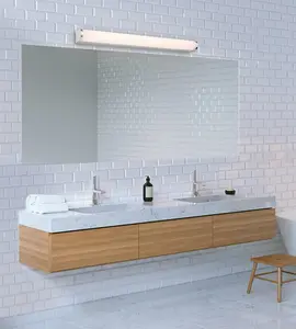 Luminosa Bravo Bathroom LED Wall Light - 600mm Chrome with Opal Diffuser IP44