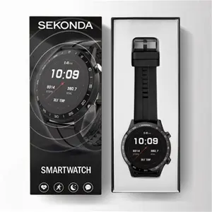 Sekonda Active Black Silicone Strap Smart Watch