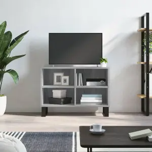 Berkfield TV Cabinet Grey Sonoma 69.5x30x50 cm Engineered Wood