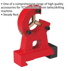 Premium Fixed Steady Rest Centre for Mini Lathes and Drilling Machines