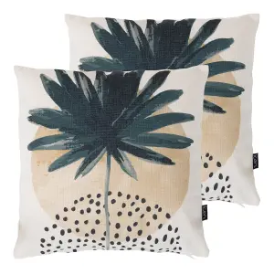 icon Mono Palm Kyoto Set of 2 Outdoor Cushion