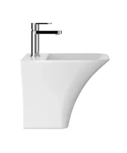 Wall Hung 1 Tap Hole Ceramic Basin - 460mm