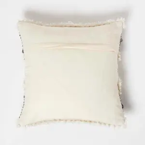 Homecapes Lindi Handwoven Tufted Cream Kilim Cushion 45 x 45 cm