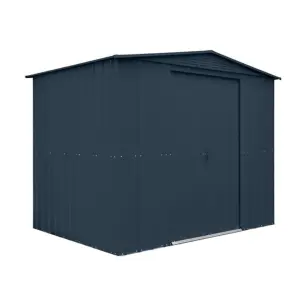 8 x 6 Premier Apex Metal Garden Shed - Anthracite Grey (8ft x 6ft / 8' x 6' / 2.5m x 1.9m)