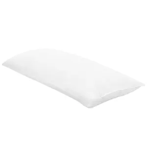 Set of 2 Pillows ERRIGAL Microfibre Low 40 x 80 cm White