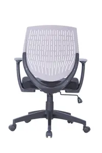 Malibu office chair in grey / black