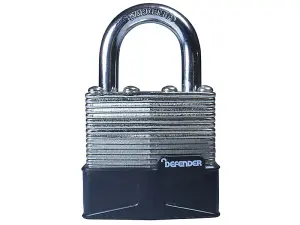 DEFENDER - Laminated Padlock 40mm Keyed Alike