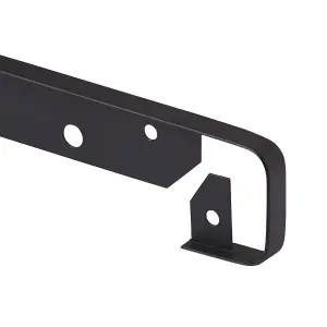 GoodHome Nantua Black Aluminium alloy Worktop joint (H)28mm (W)620mm