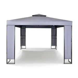 MCC Direct Maximus 3x3 Heavy Duty  Grey Garden Gazebo