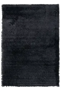 Charcoal Grey Thick Soft Shaggy Area Rug 240x330cm