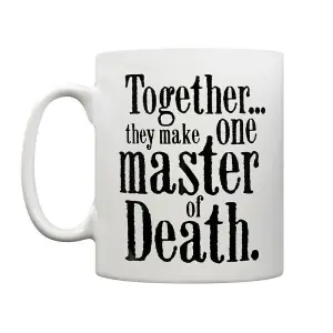 Harry Potter Master Of Death Mug White/Black (One Size)