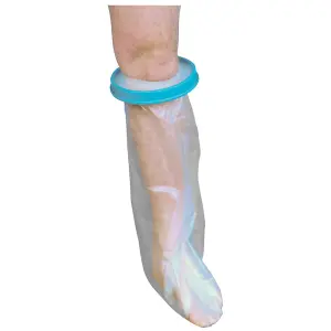 Waterproof Cast and Bandage Protector - Adult Short Leg - Bathroom Washing Aid