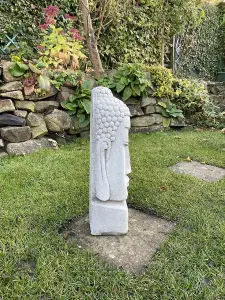 Traditional Temple Buddha Head Statue