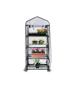 Premium 4 Tier Mini Greenhouse - W 51 x D 45 x H 130 cm