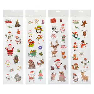 Christmas Stickers 1 x Varied Design 15cm x 55cm Christmas Themed