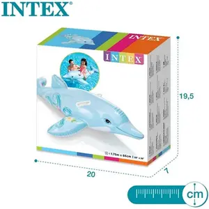 INTEX 69" x 26" Lil' Dolphin Ride-On Inflatable