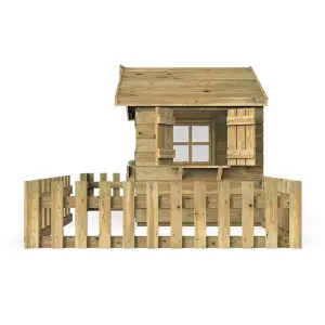 Rebo Orchard 4FT x 4FT Children's Wooden Garden Playhouse - Dove