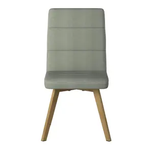 Athens dining chair in taupe fabric