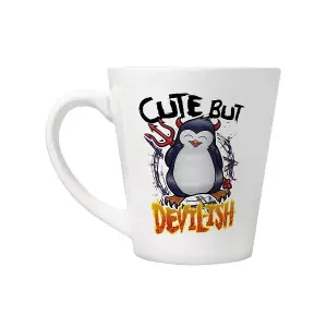 Psycho Penguin Cute But Devilish Mug White (One Size)