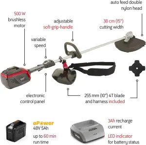 Mountfield MBC50Li Cordless Brushcutter Kit