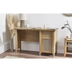 Classic Natural Oak Office Desk