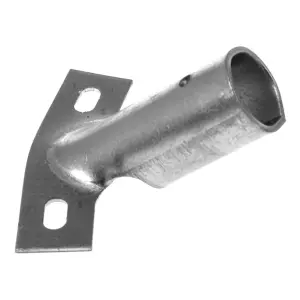 Heavy Duty Broom Bracket, Galvanized Metal, Fits 22 - 23 mm Pole Handles, 75 mm x 20 mm Mounting Plate, Durable & Rust-Resistant