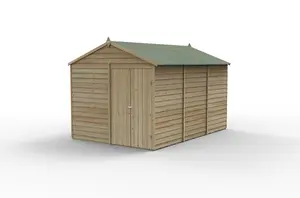 4LIFE Apex Shed 8x12 - Double Door - No Window