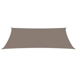 Berkfield Sunshade Sail Oxford Fabric Rectangular 5x8 m Taupe