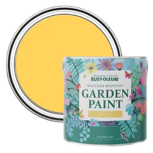 Rust-Oleum Lemon Jelly Matt Garden Paint 2.5L