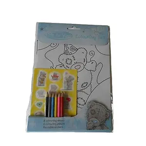 Alligator Me To You Colouring Set (Pack of 15) Blue (One Size)