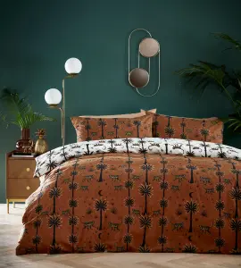 furn. Desert Monkey Global Exotic Reversible Duvet Cover Set