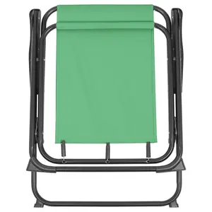 Folding Deck Chair Green