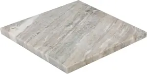 URBNLIVING Height 30cm Square Sandstone Marble Serving Display Cheese Boards Charcuterie Platters