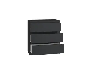 M3 Malwa Chest of Drawers Black