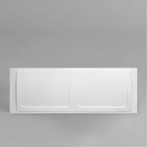 Nes Home 1700mm X 550mm Bathroom High Gloss White Acrylic Front Bath Panel