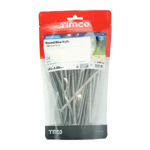 Timco - Round Wire Nails - Stainless Steel (Size 125 x 5.60 - 1 Kilograms)