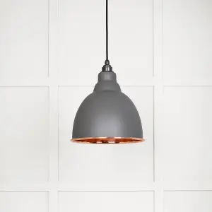 Smooth Copper Brindley Pendant in Bluff