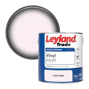 Leyland Trade Vinyl Matt Walls & Ceilings Emulsion Paint (S 0510-R30B) 2.5L