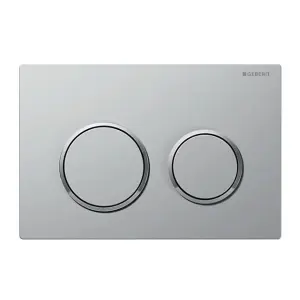 Geberit Omega 20 Flush Control Matt Chrome Gloss Chrome Easy To Clean 115.085.JQ.1