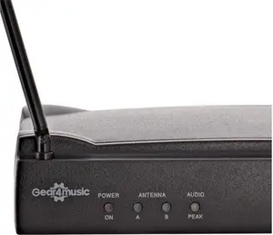 Single Handheld Wireless Microphone System By Gear4music