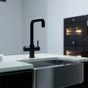 Liquida EBT411MB 4 In 1 Matt Black Instant Boiling Water Kitchen Tap