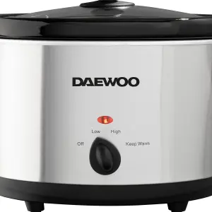 Daewoo 3.5 Litre Slow Cooker 210W Efficient Dishwasher Safe SDA1364GE